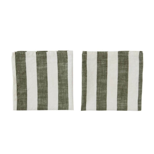 OYOY_Striped_Napkins_Olive