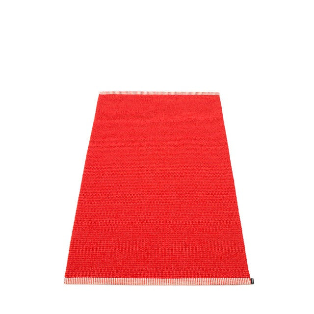 Pappelina-mono-rug-red-60x8560x150