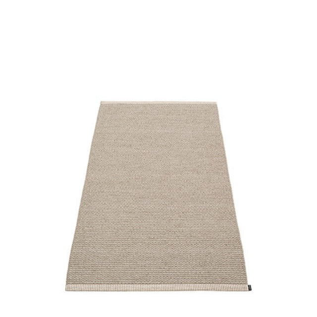 Pappelina-mono-rug-dark-linen60x150