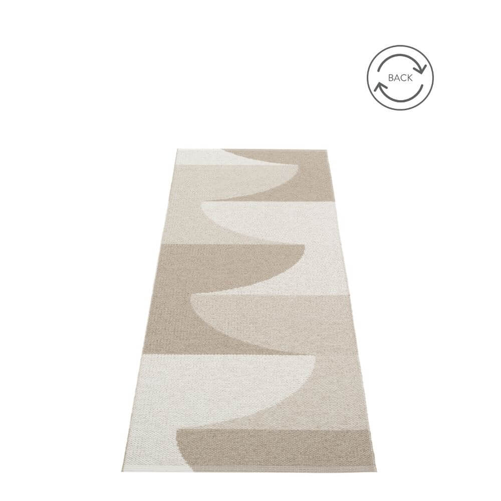 Pappelina Rug Hill Dark Linen