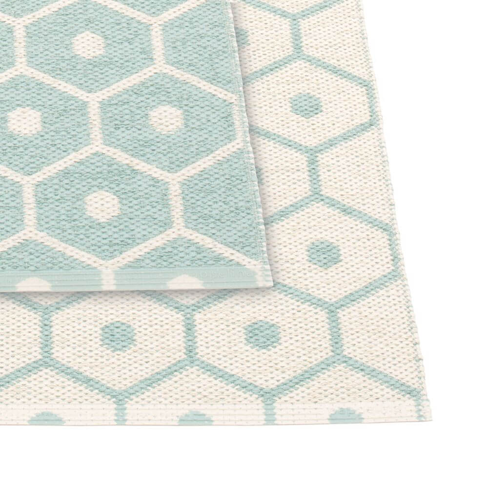 Pappelina_Rug_Honey_Turquoise_Closeup