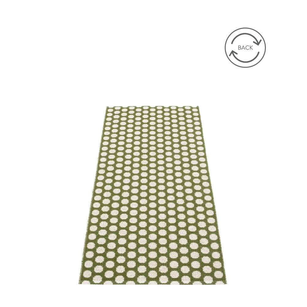 Pappelina_Rug_Noa_Dark_Olive_Reverse