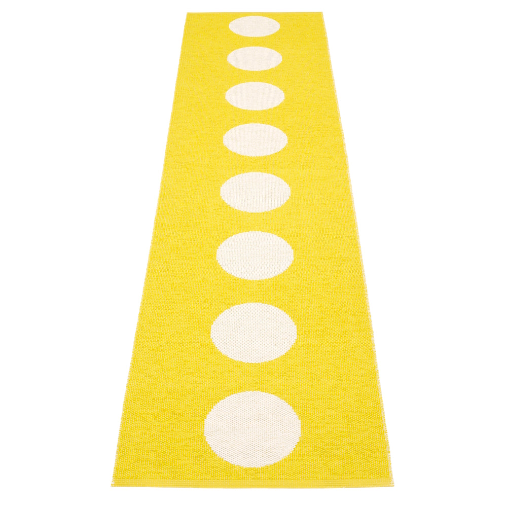 Pappelina Rug Vera Lemon 70x300