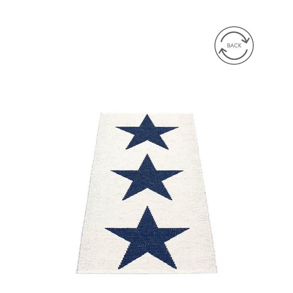 Pappelina_Rug_Viggo_One_Dark_Blue_Reverse