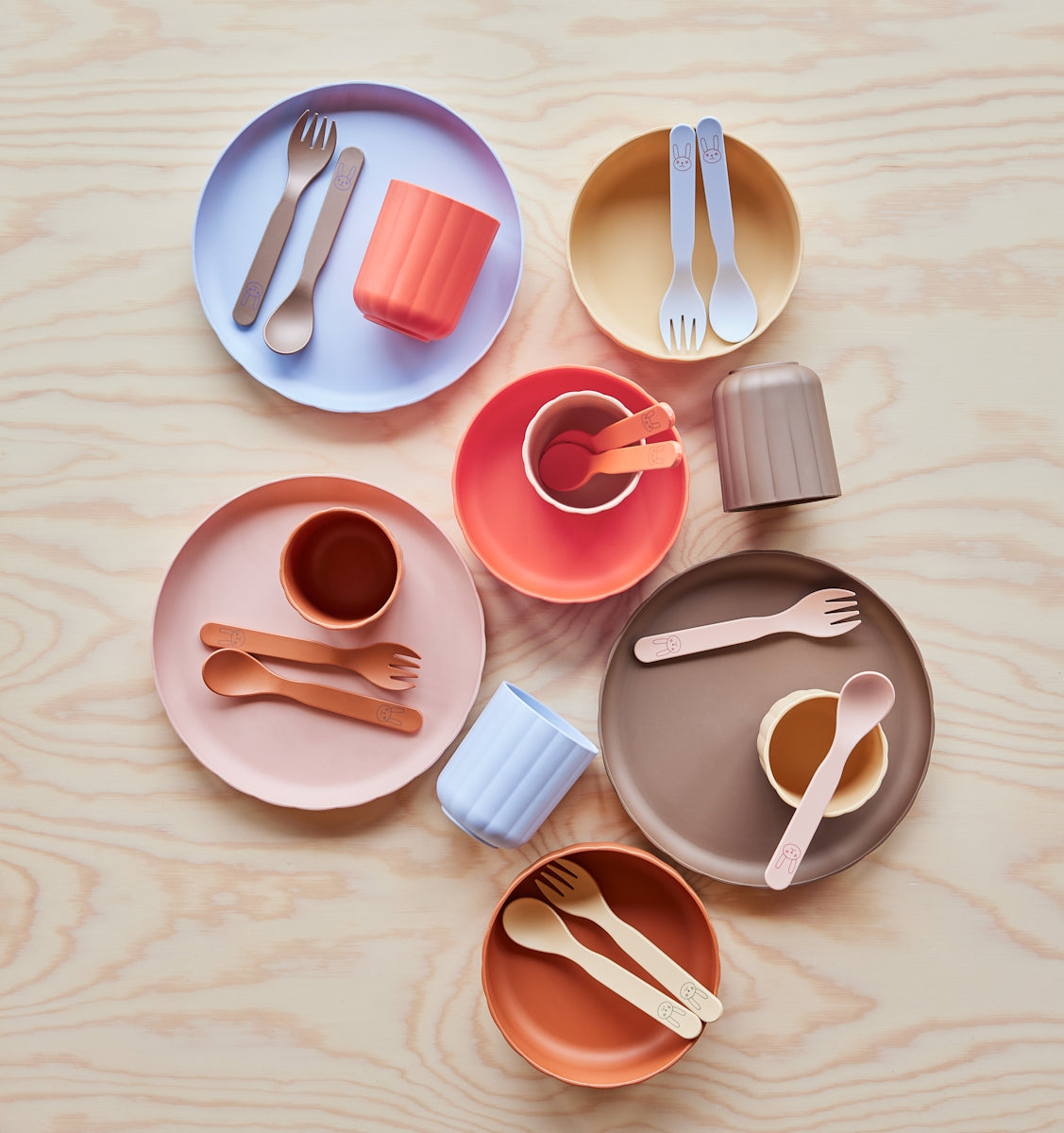 OYOY-pullo-plate-bowl-rose-apricot-2pk