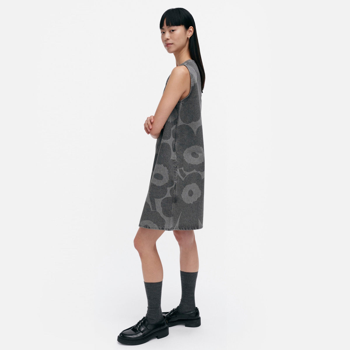 Somasti Unikko Maridenim Dress Light Grey