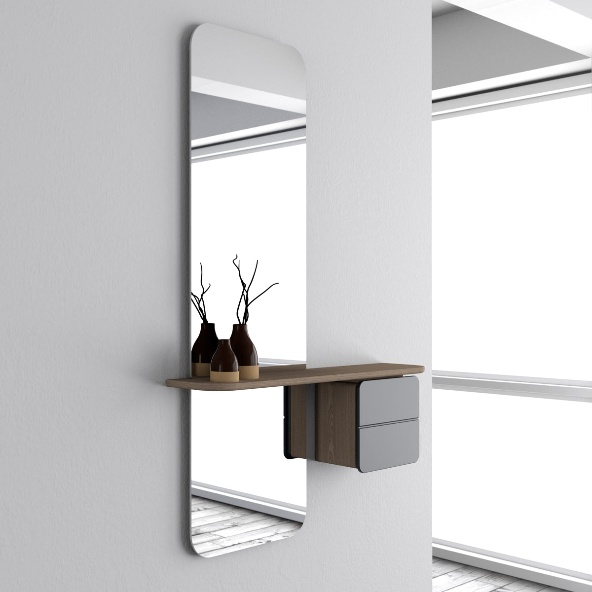 Umage-one-more-look-mirror-dark-oakNuanceOrange