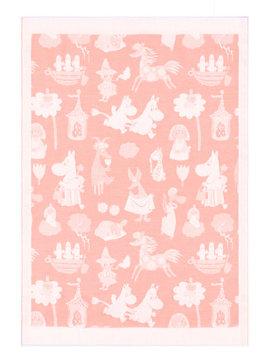 Ekelund Moomin Valley Organic Cotton Baby Blanket Pink