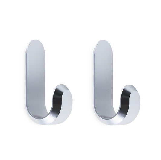 NormannCopenhagen-curve-mini-hooks-2pk-silver