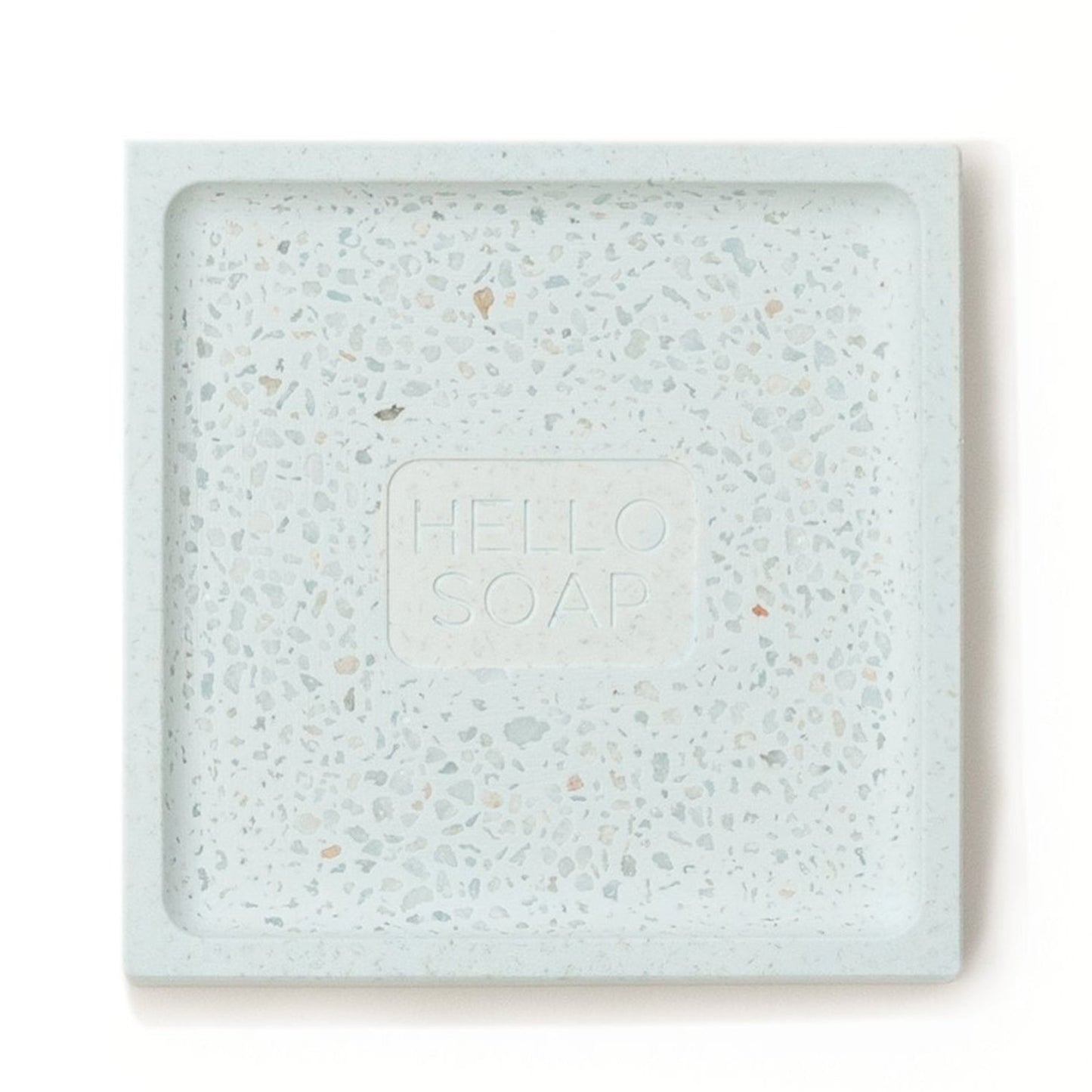 Hello Soap Dish blue