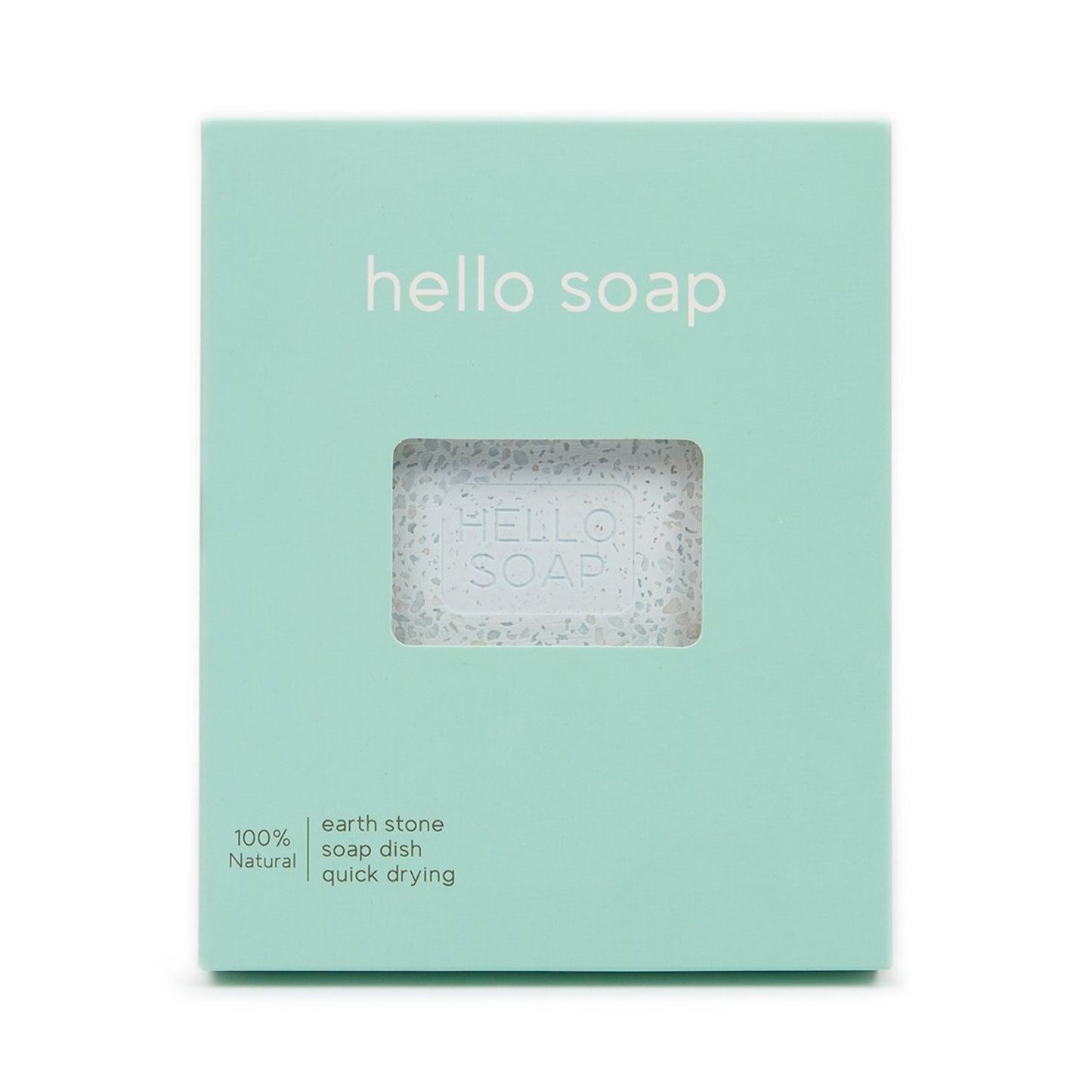 Hello Soap Dish blue