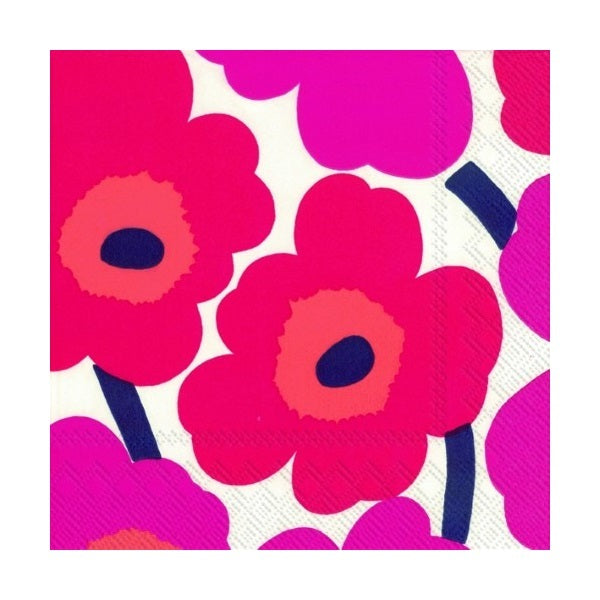 Marimekko-unikko-red-napkin