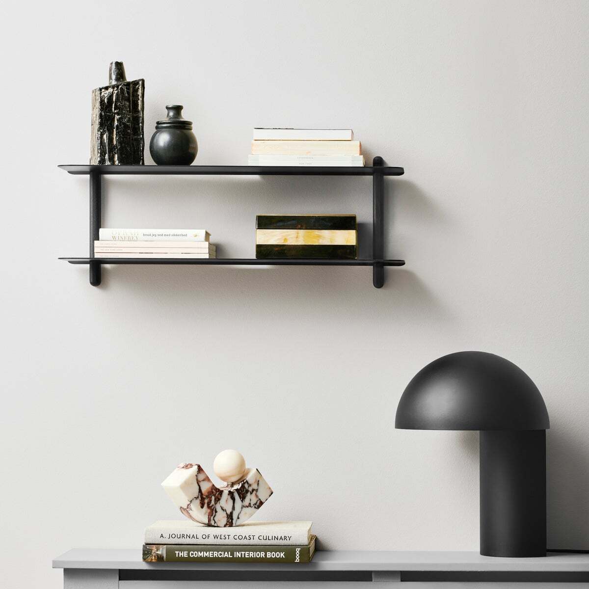 Gejst Nivo Shelf F Black Ash-Black