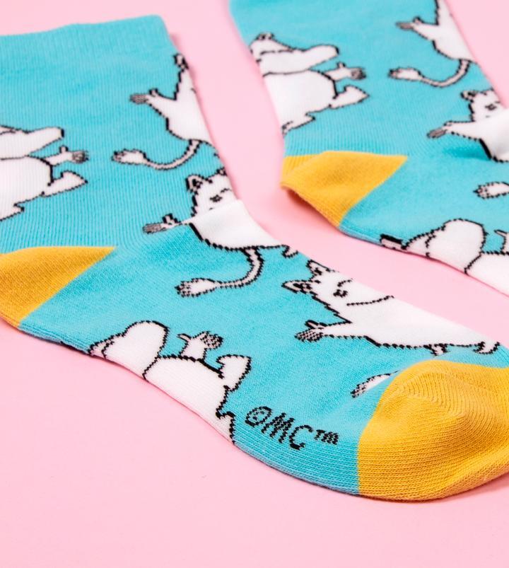 Moomin Socks Ladies Turquoise