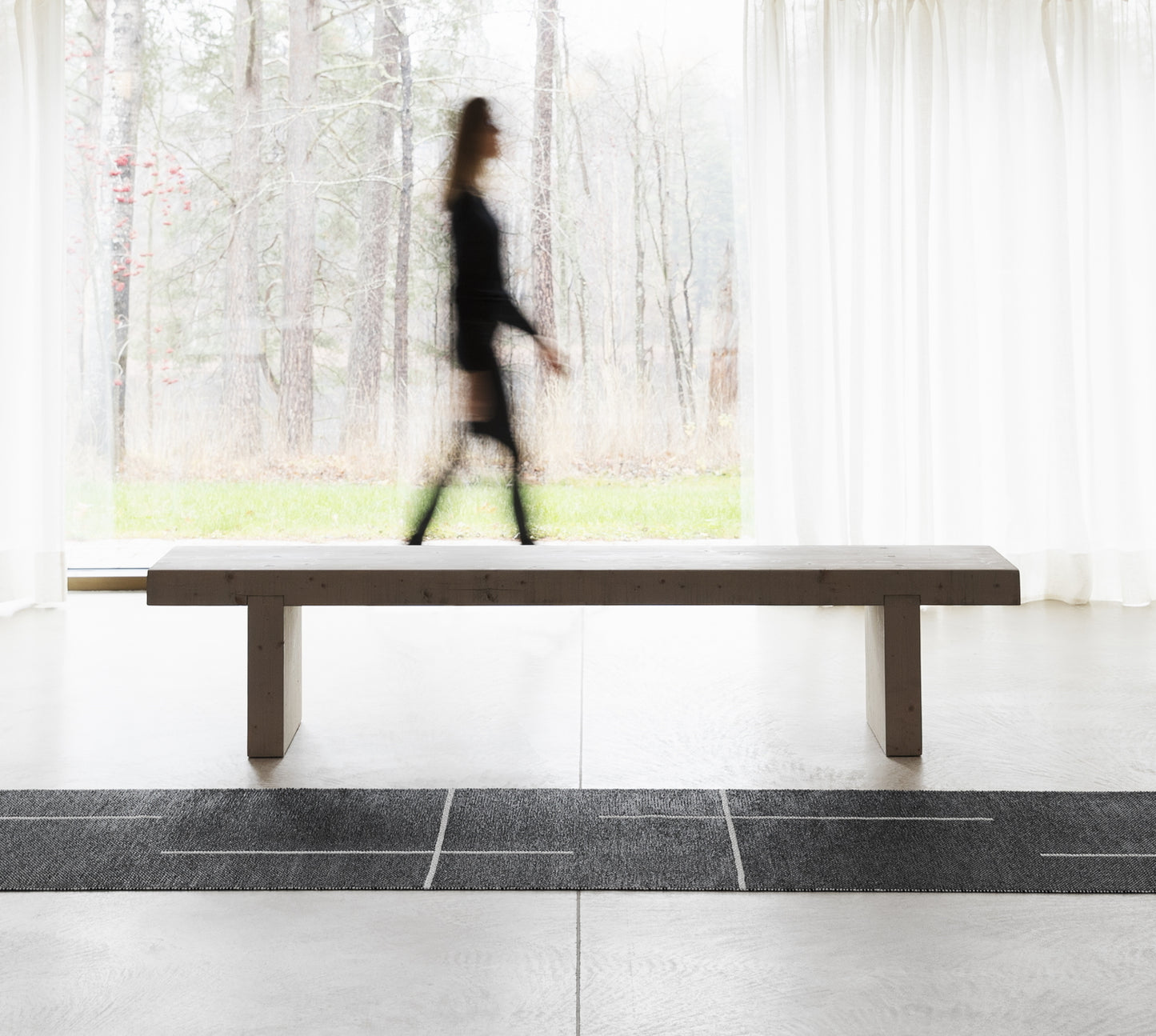 Pappelina-fred-rug-black70x270