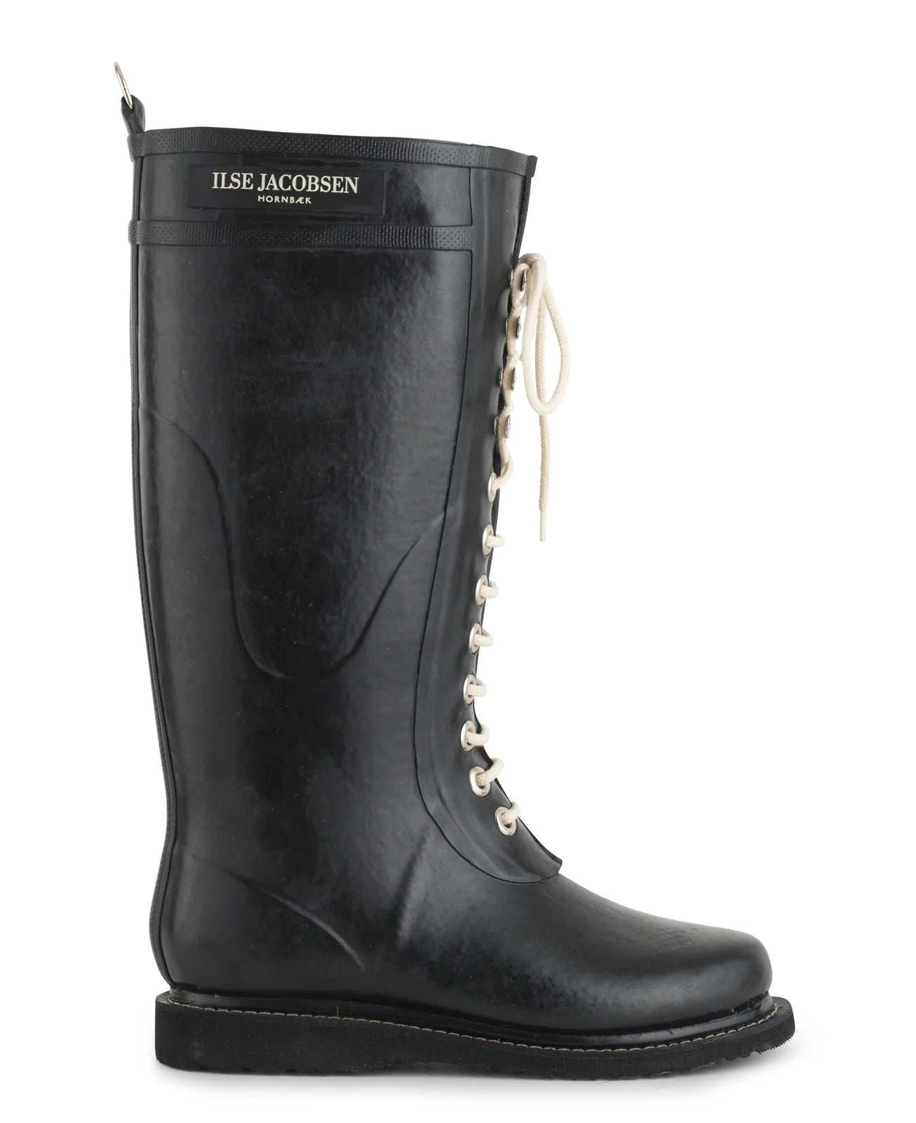 Ilse Jacobsen Long Lace Boots Black