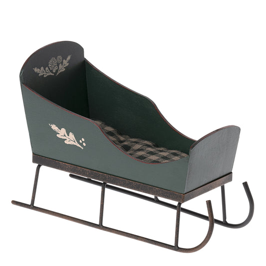 maileg-sleigh-for-mini-pixy-green