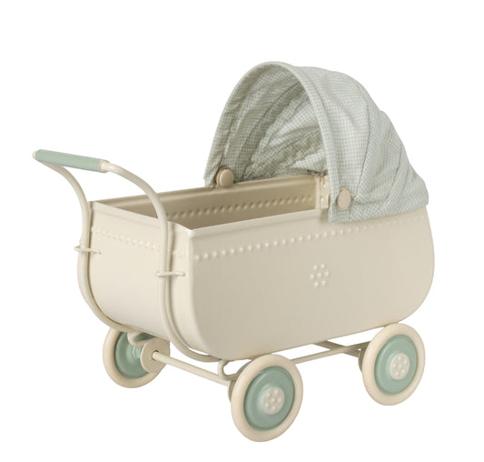 maileg-pram-micro-blue