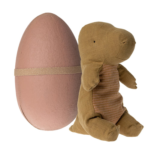 maileg-gantosaurus-in-egg-medium-dark-ocher