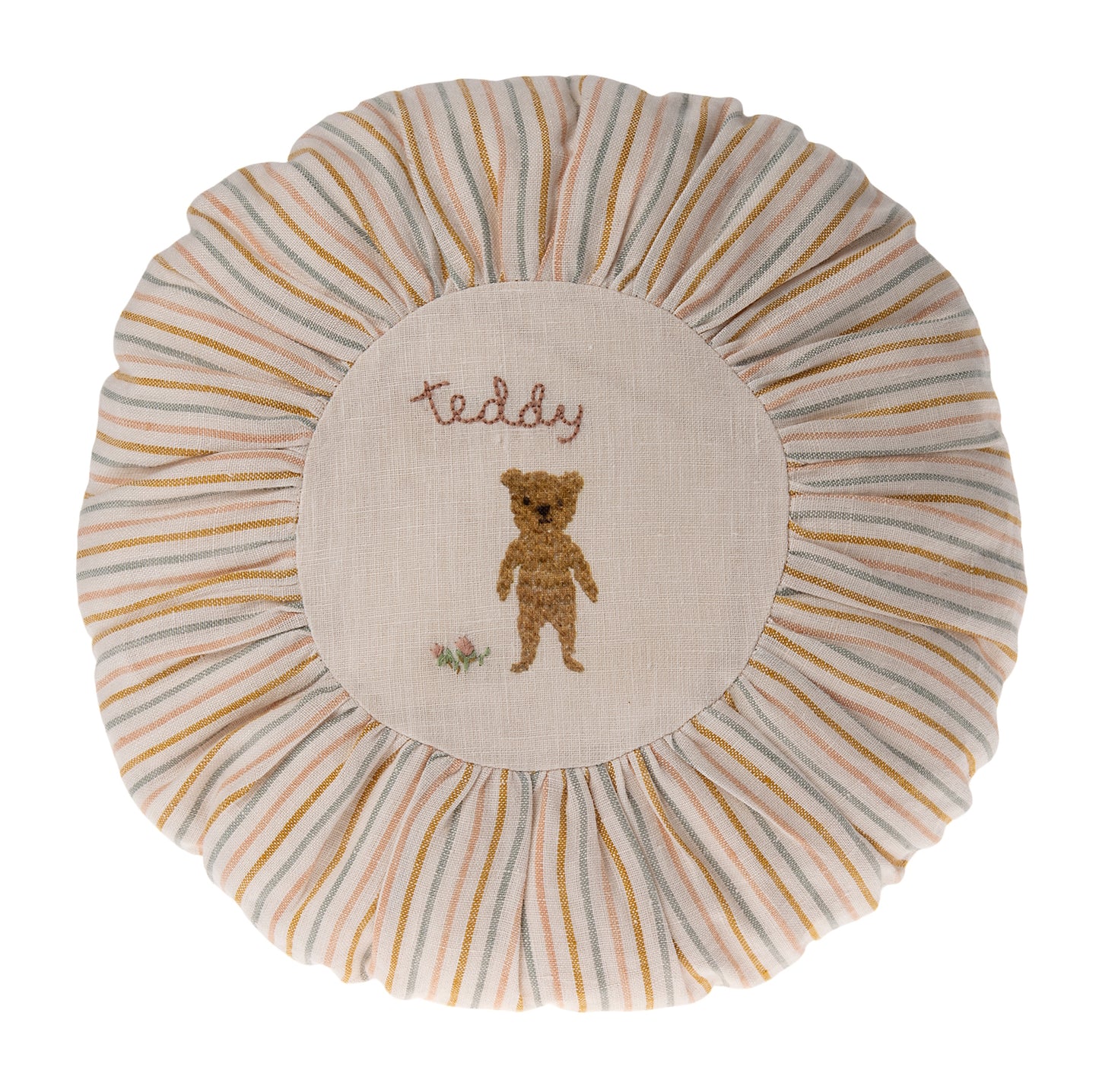 maileg-cushion-round-small-teddy-striped