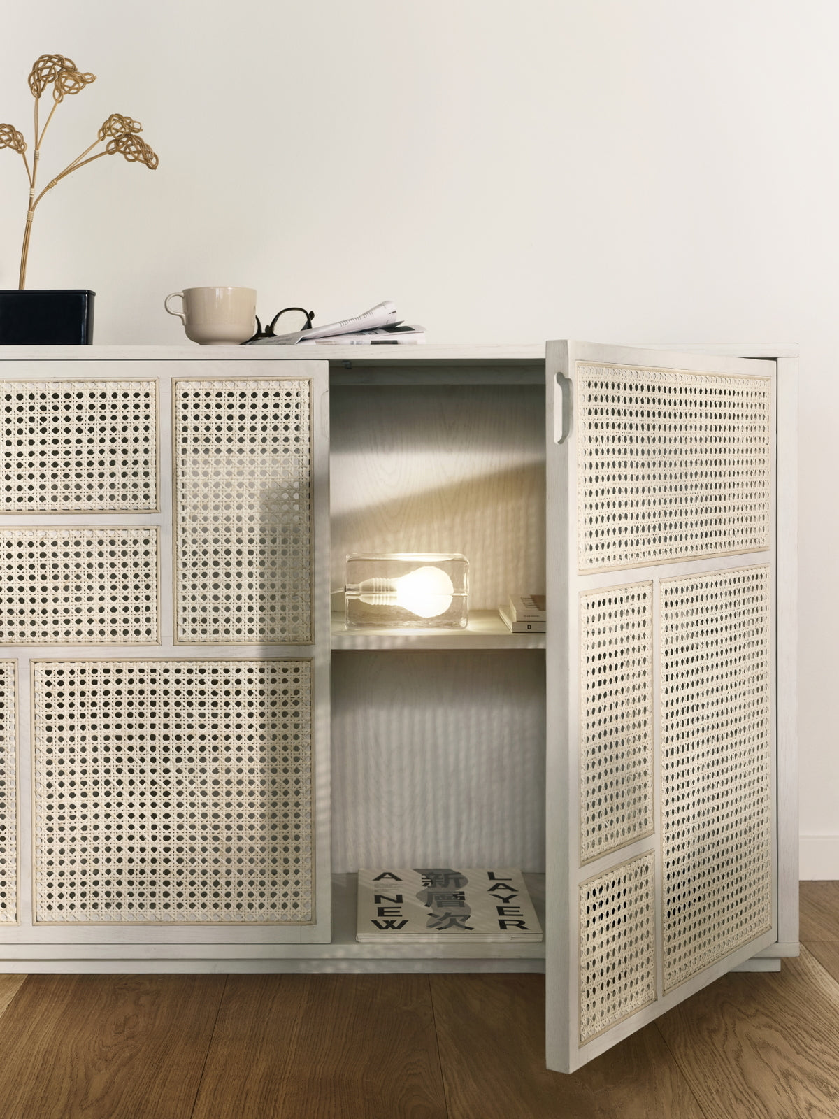 DesignHouseStockholm-air-sideboard-caneBlack
