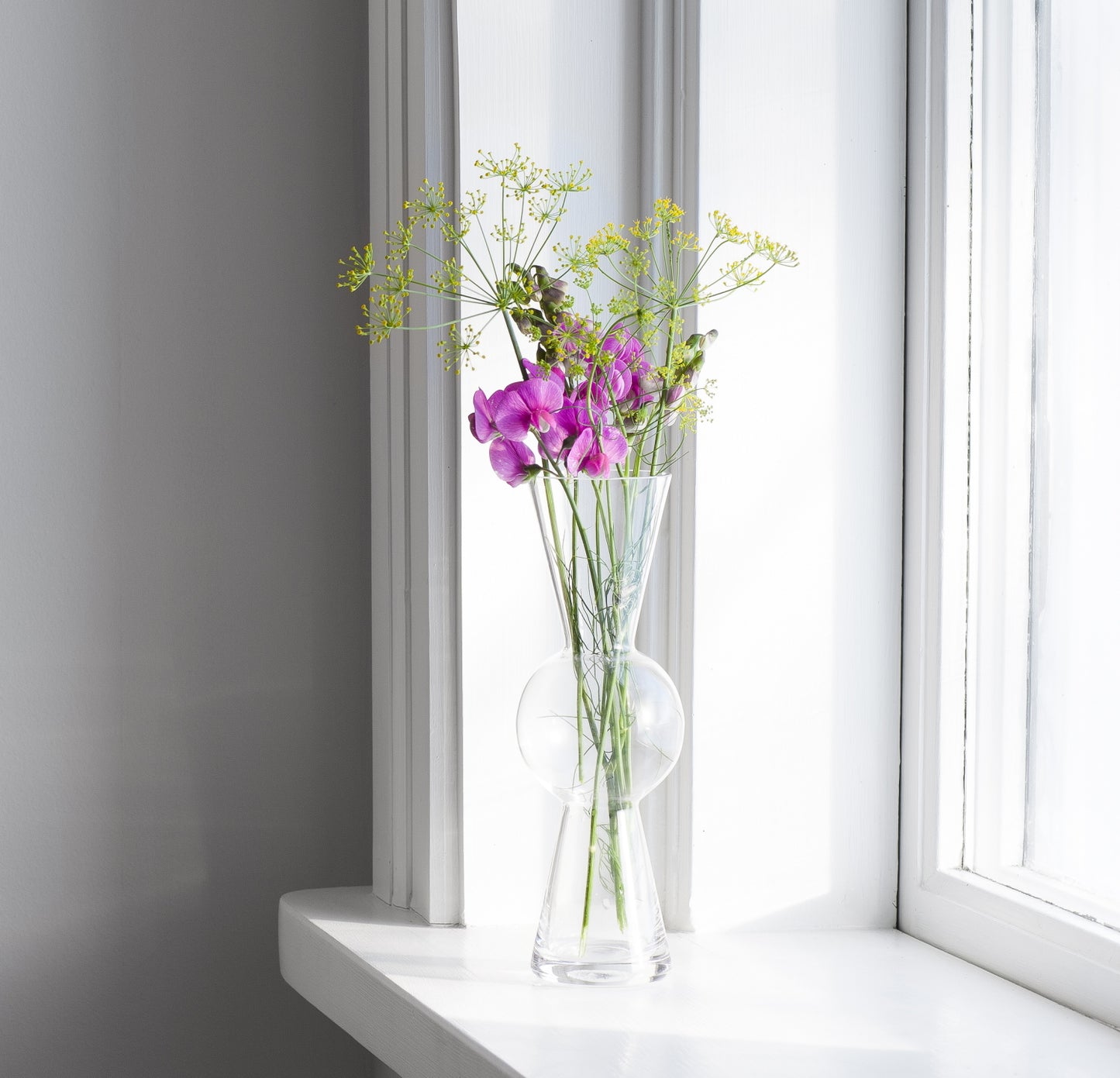 Bon Bon Vase 23cm Clear