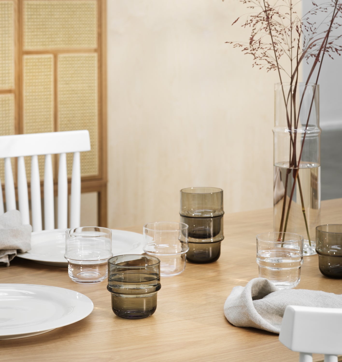 DesignHouseStockholm-unda-glasses-2pk-clear