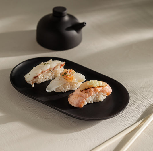 DesignHouseStockholm-sand-secrets-oval-plateBlack