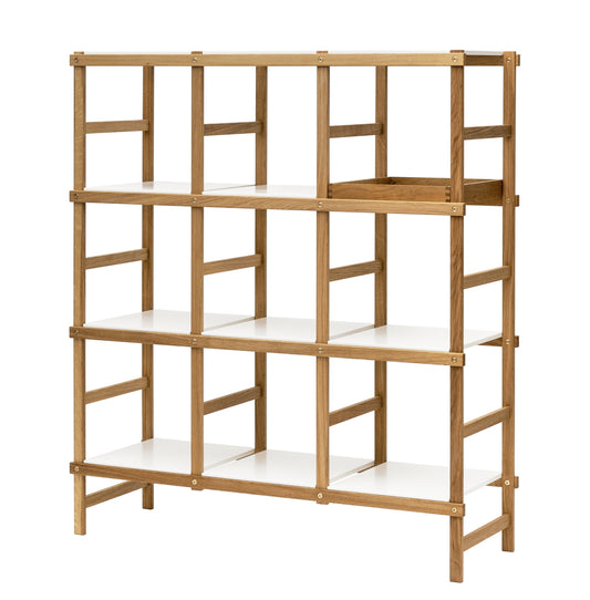 Design House Stockholm Frame Shelf High oak-white