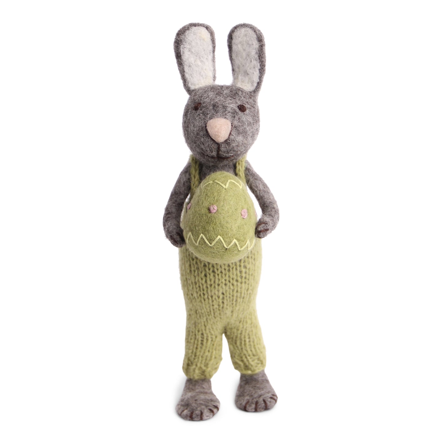 Gry & Sif Bunny Big Grey pants & green egg