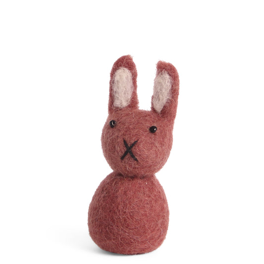 Gry & Sif Bunny Small Hanging dark rose