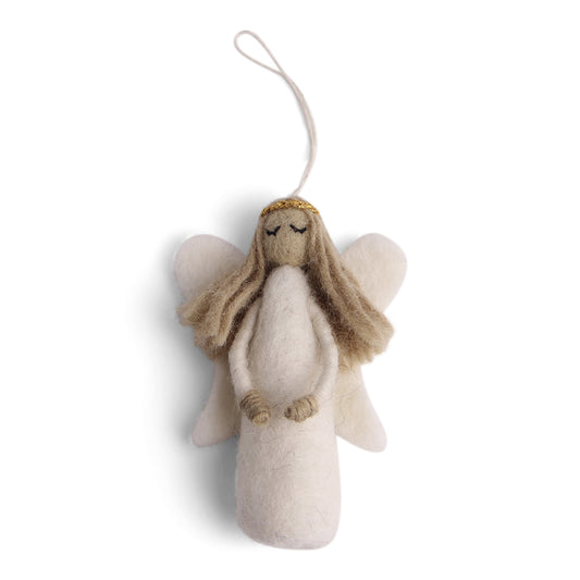 Gry & Sif Angel Felted Decoration