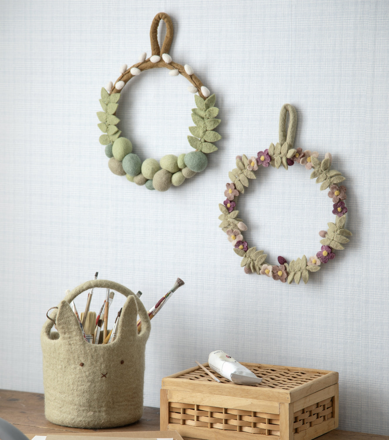 Gry & Sif Wreath Easter Green Eggs
