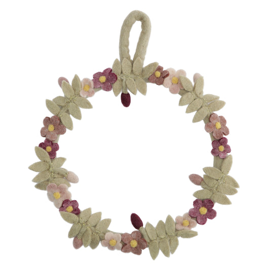 Gry & Sif Wreath Pansy Flower