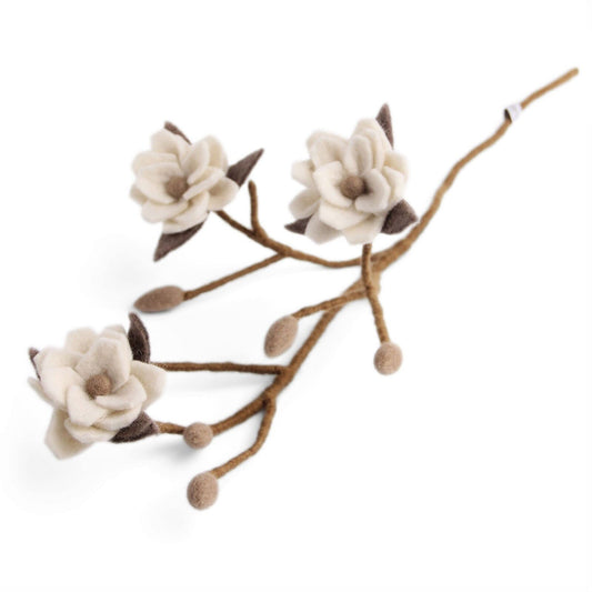 Gry & Sif Branch Magnolia white