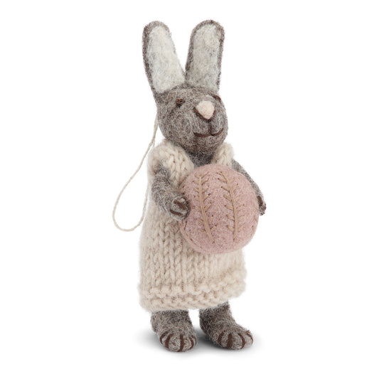 Gry & Sif Bunny Small Grey dress & egg