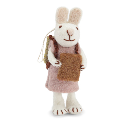 Gry & Sif Bunny Small White dress & book