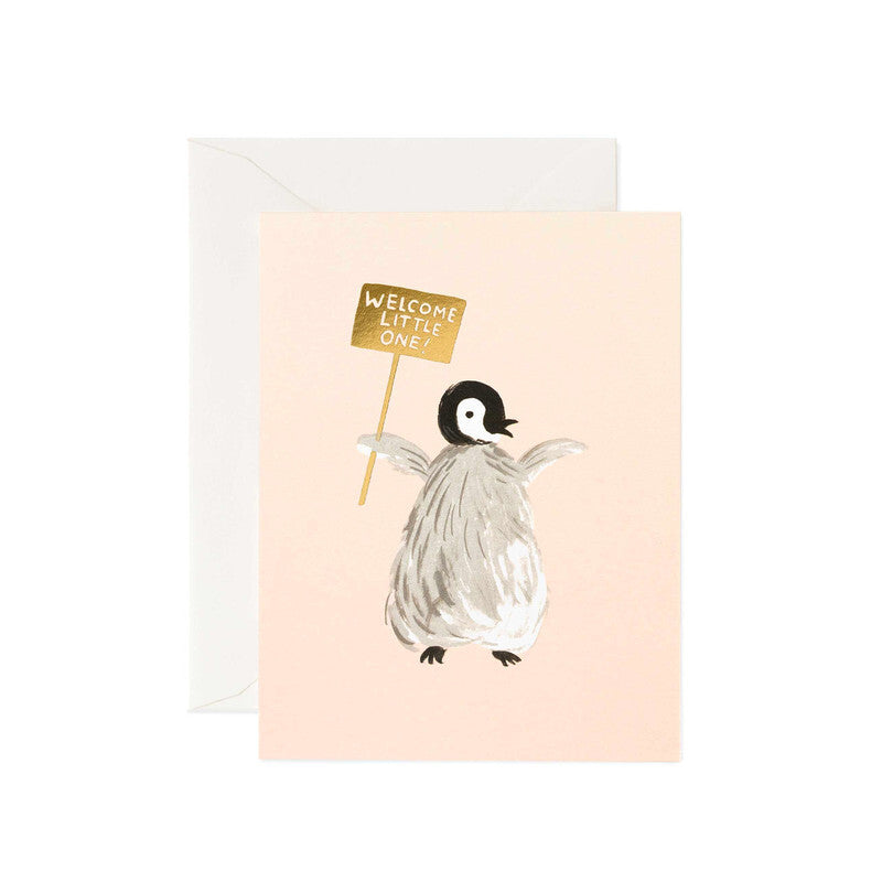 Welcome Penguin Card