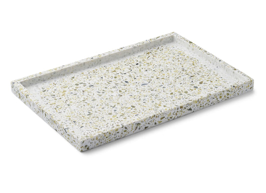 Green Terrazzo Square Tray