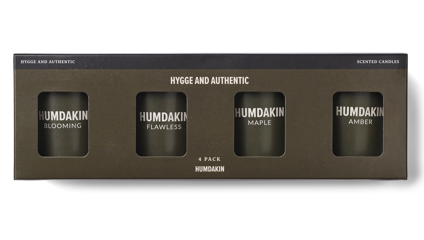 Humdakin Hygge & Authentic Scented Candle 4pk