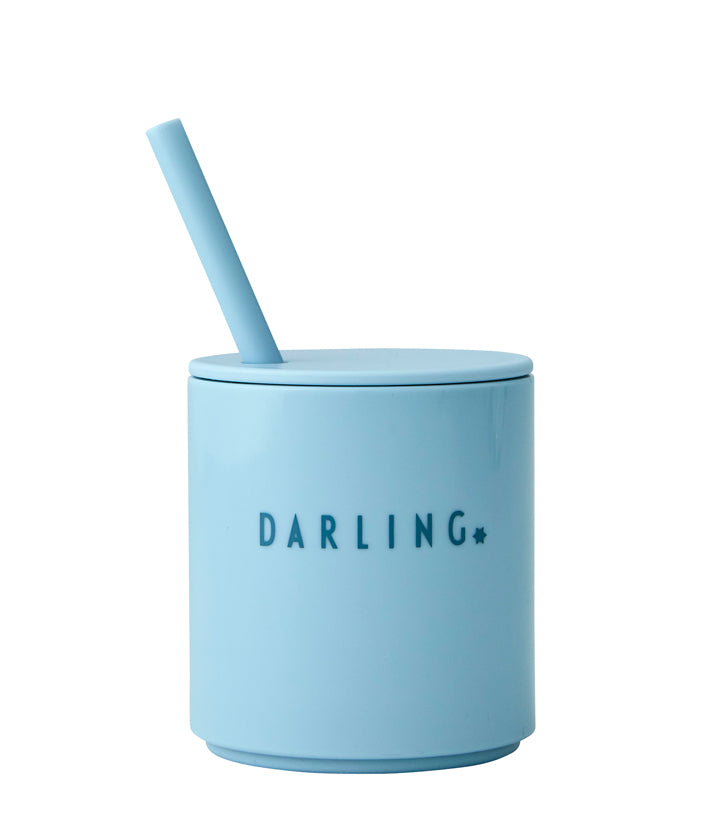 Straw Lid Light Blue