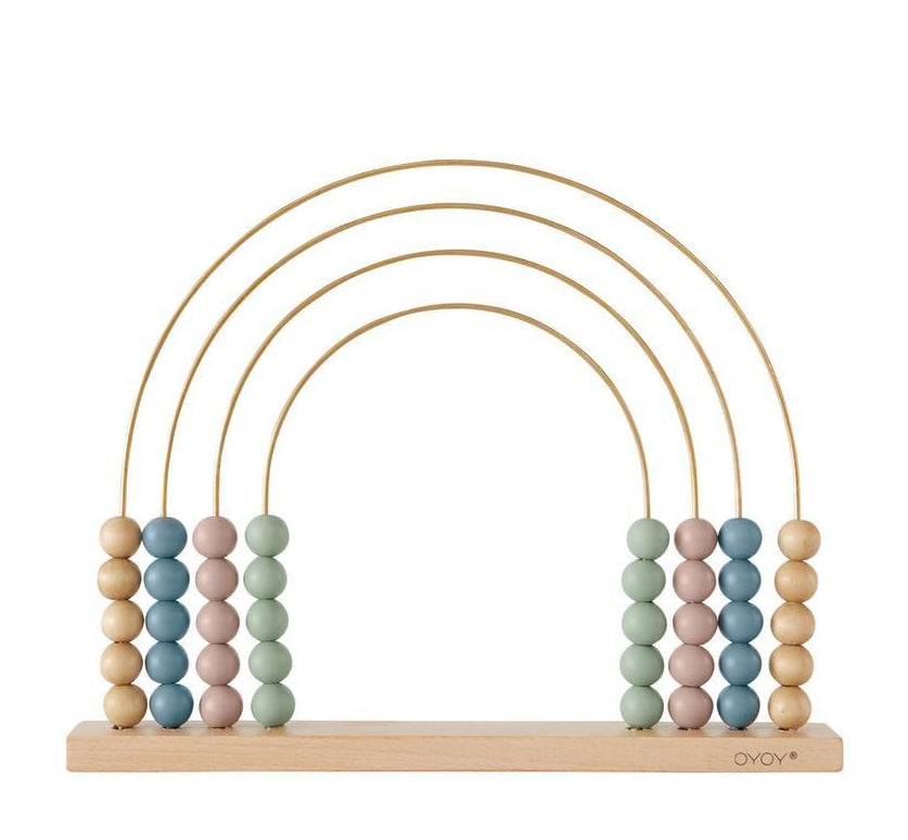 OYOY Rainbow Wooden Abacus Multi-Colour