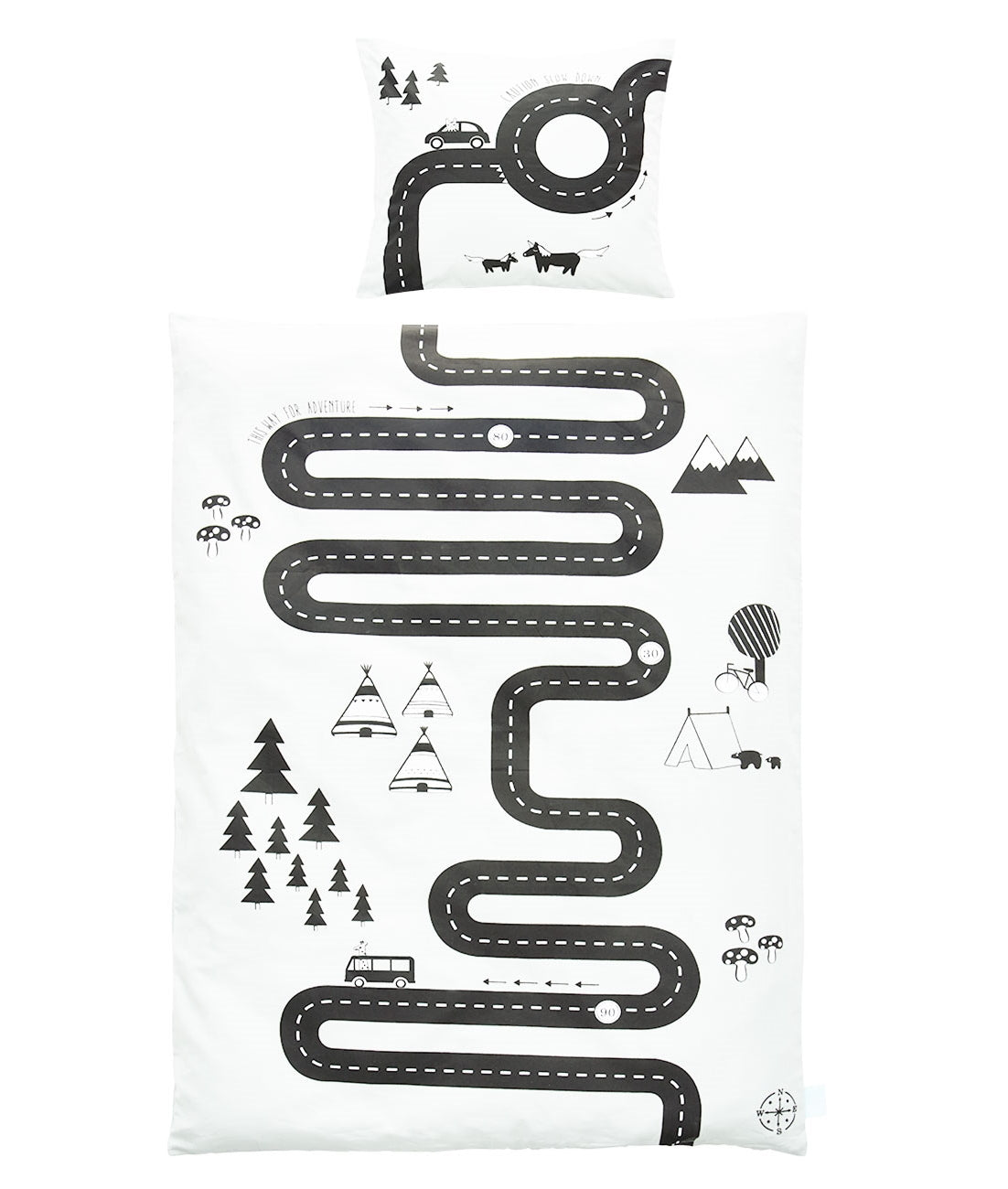 OYOY-adventure-single-bedding-set-black-white