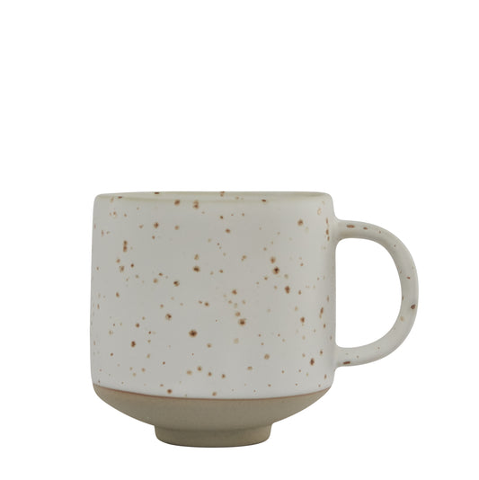 OYOY Hagi Ceramic Cup White-Brown