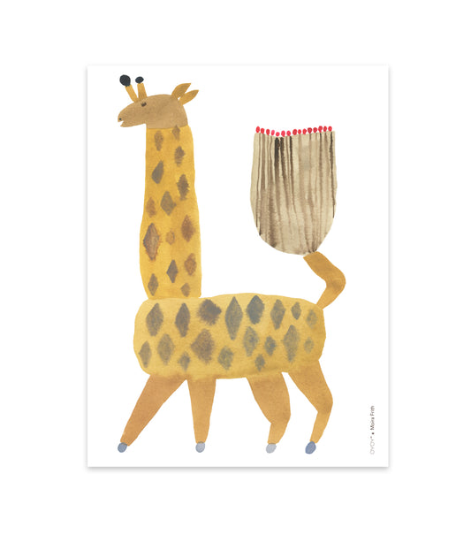 OYOY Noah Giraffe Poster