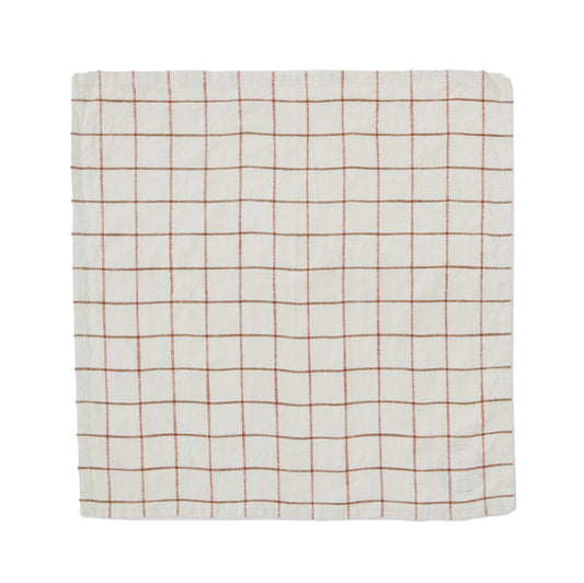 OYOY-grid-napkin-2pk-white-red