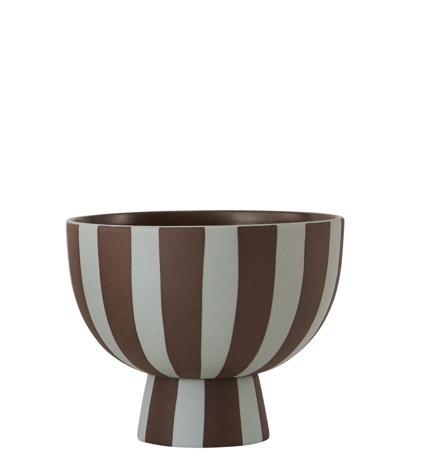 OYOY Toppu Mini Bowl dusty blue-choko