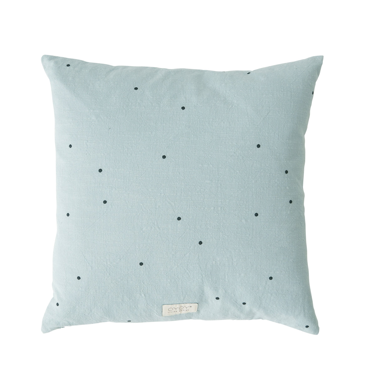 OYOY Kyoto Dot Cushion Square Dusty Blue