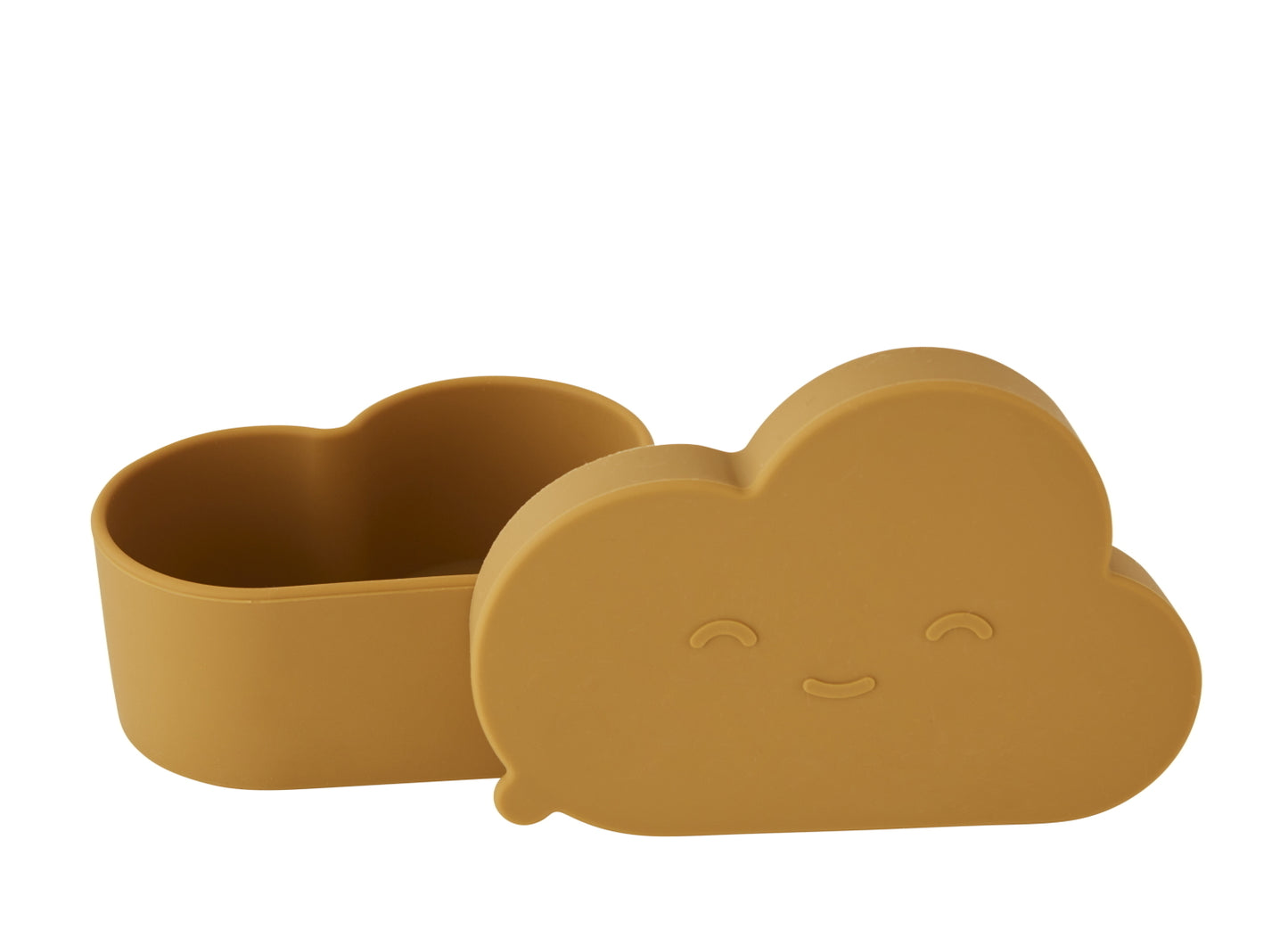 OYOY Cloud Silicone Kids Snack Bowl Brown