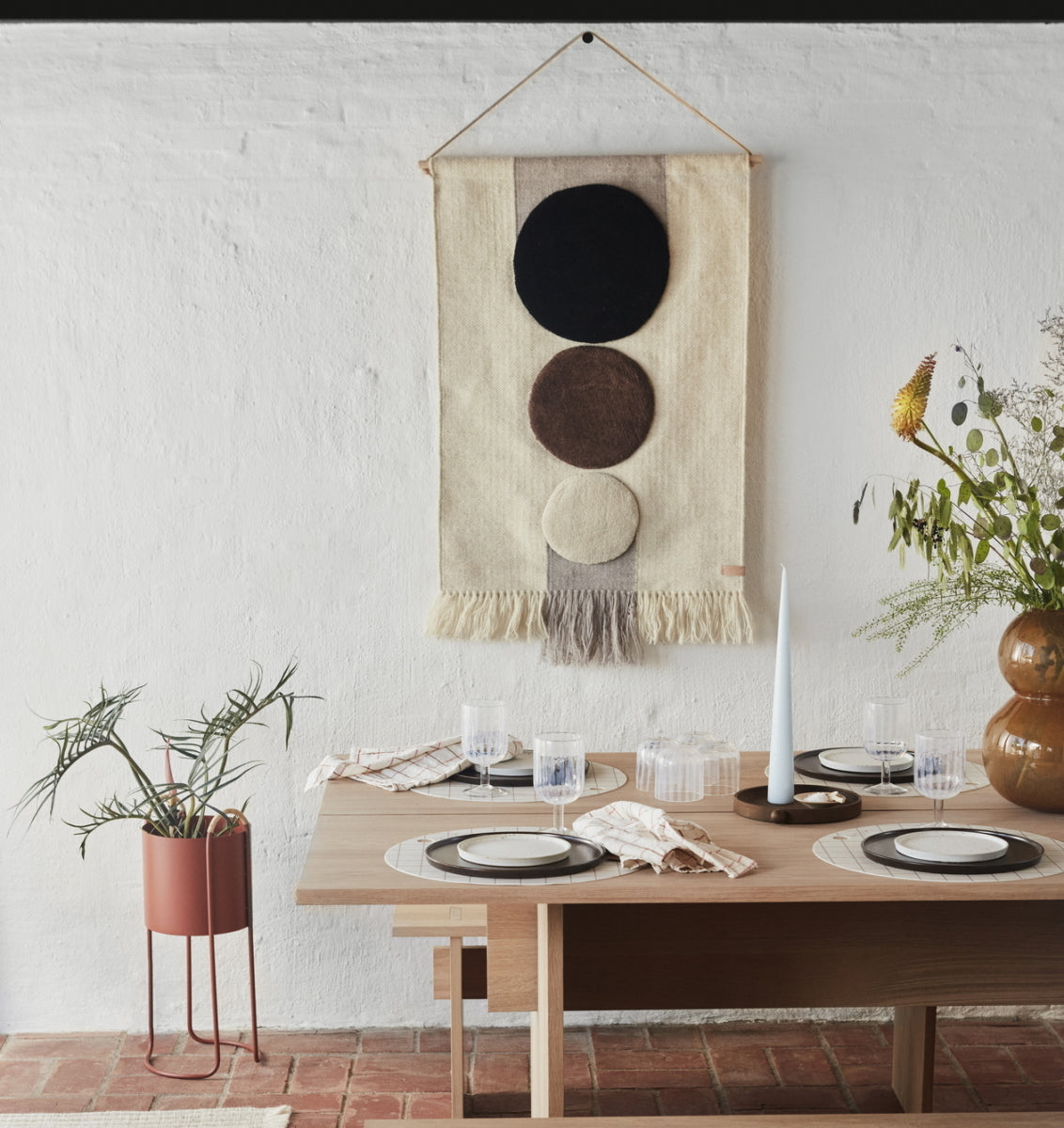 OYOY Maru Wall Rug Brown